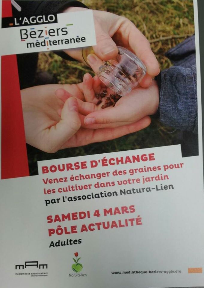 Bourse d'échange de graines Natura-Lien