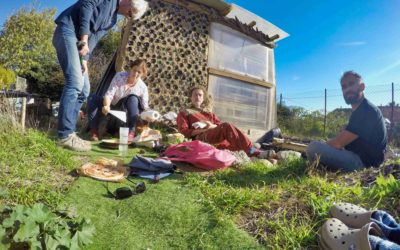 Des nouvelles du jardin partagé d’Eric (Mare, serre)