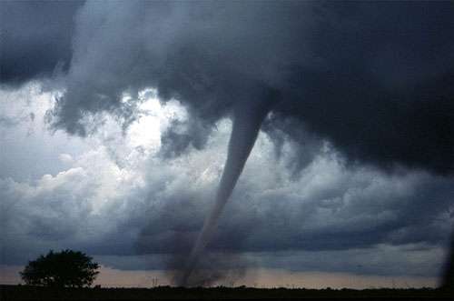 exemple d'effet de convection : la tornade