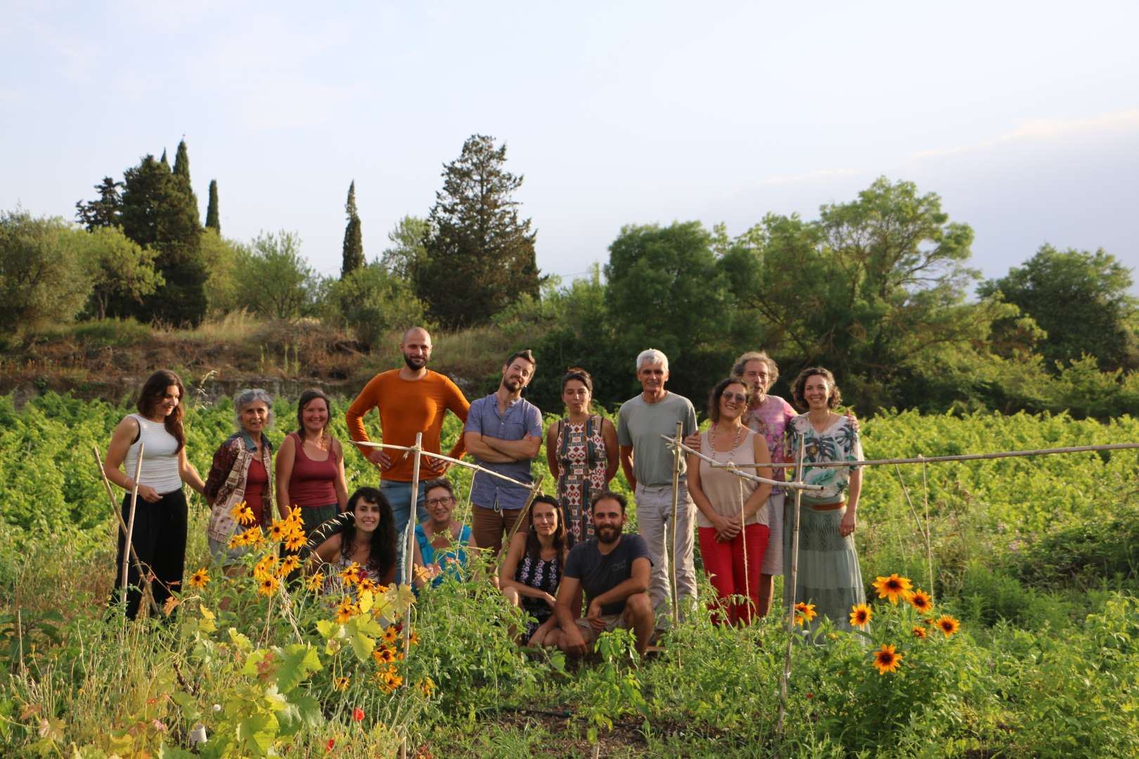 Des membres du collectif Natura-lien