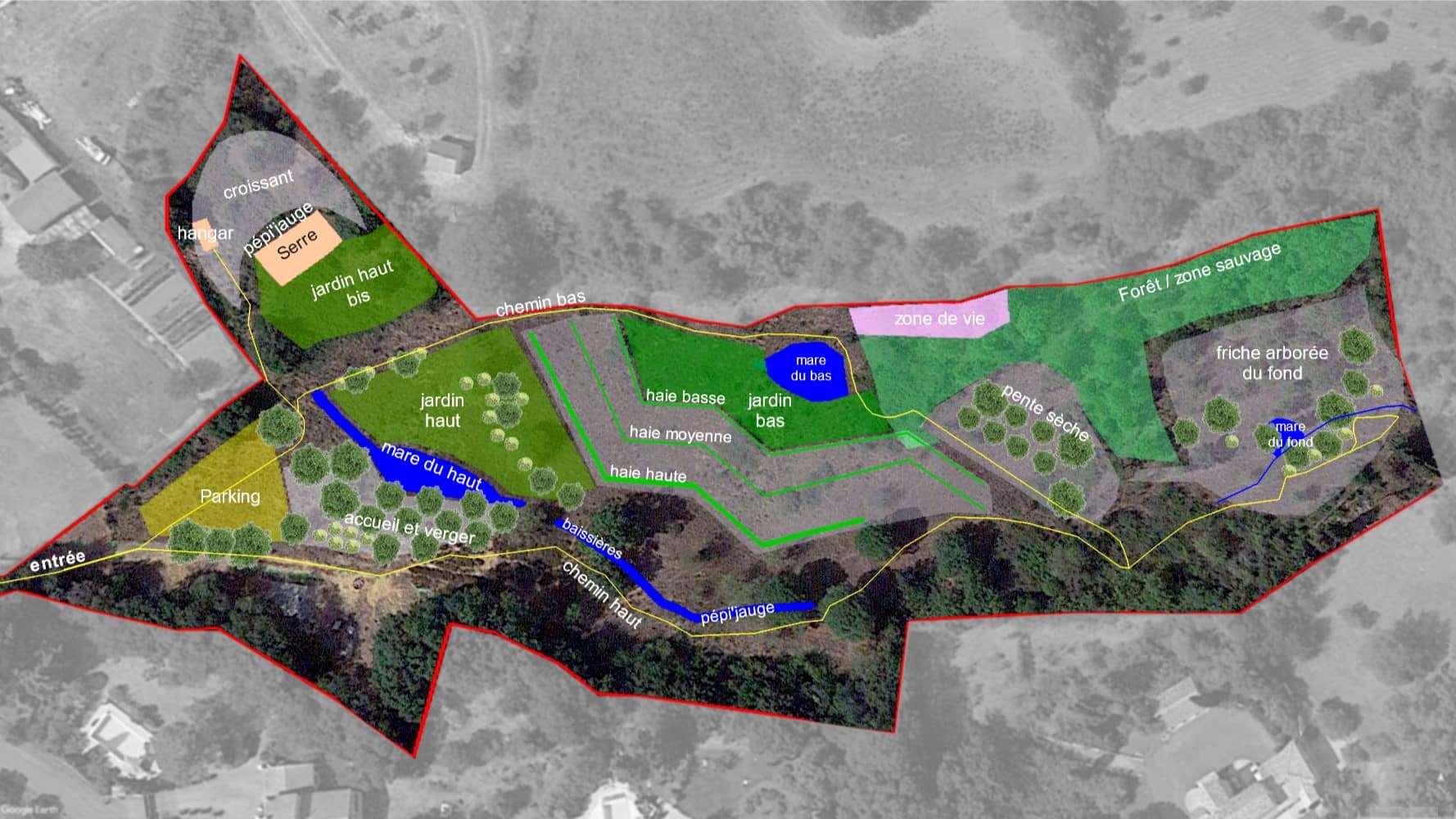 chantiers participatifs en permaculture, à l'Oasis de Béziers